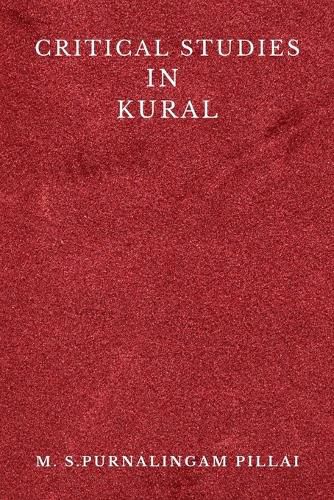 Critical Studies in Kural