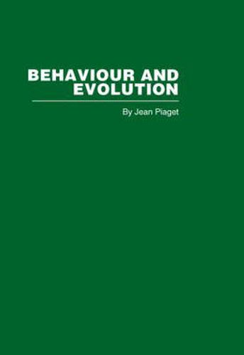 Cover image for Behaviour and Evolution