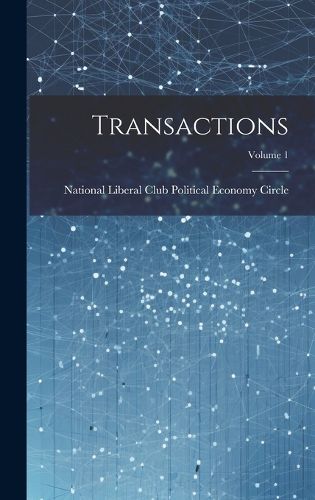 Cover image for Transactions; Volume 1