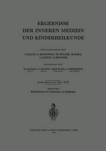 Cover image for Katheterismus Des Duodenums Von Sauglingen