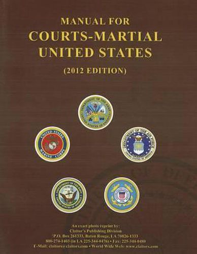 Cover image for Manual for Courts-Martial United States