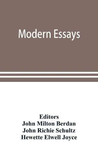 Cover image for Modern essays