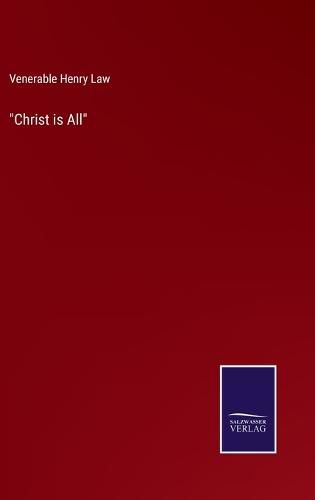 Cover image for Christ is All