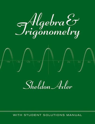 Cover image for Algebra and Trigonometry