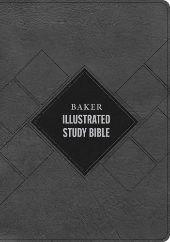 Cover image for CSB Baker Illustrated Study Bible, Charcoal Leathertouch, Indexed