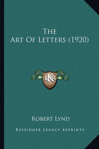 The Art of Letters (1920)