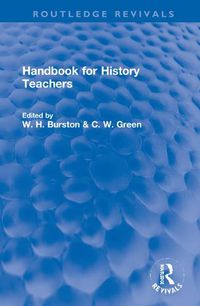 Cover image for Handbook for History Teachers