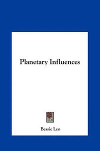 Cover image for Planetary Influences