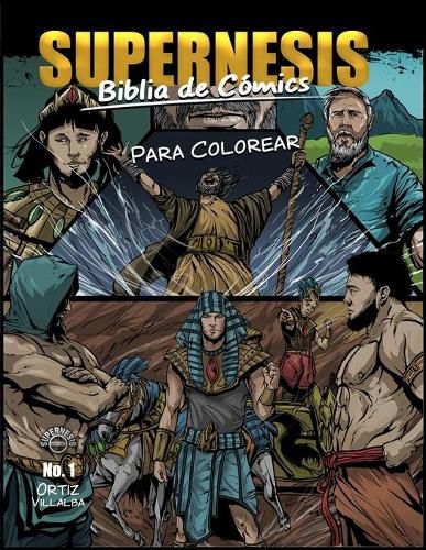 Cover image for Supernesis Biblia de Comics: Libro Para Colorear