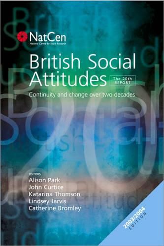 Cover image for British Social Attitudes: Continuity and Change Over Two Decades