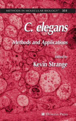 Cover image for C. elegans: Methods and Applications