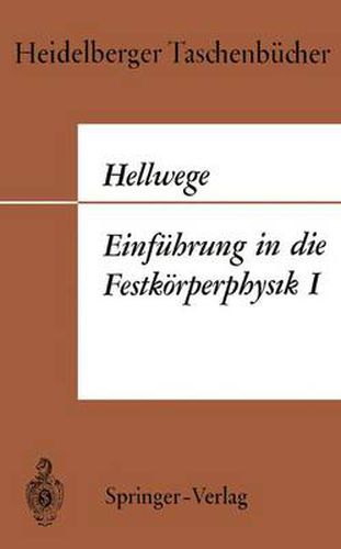 Cover image for Einfuhrung in die Festkorperphysik I