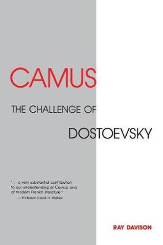 Cover image for Camus: The Challenge of Dostoevsky