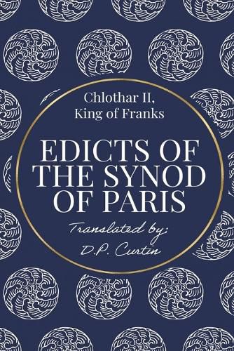 Cover image for Edicts of the Synod of Paris