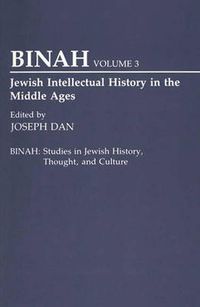 Cover image for Jewish Intellectual History in the Middle Ages