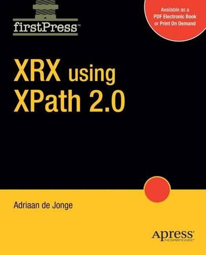 Cover image for XRX Using XPath 2.0