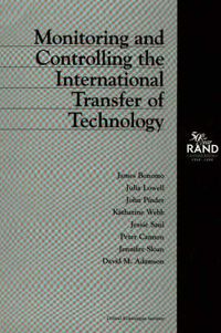 Cover image for Monitoring and Controlling the International Transfer of Technology