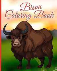 Cover image for Bison Coloring Book