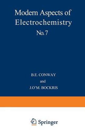 Cover image for Modern Aspects of Electrochemistry No. 7