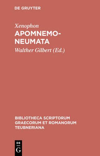 Cover image for Apomnemoneumata