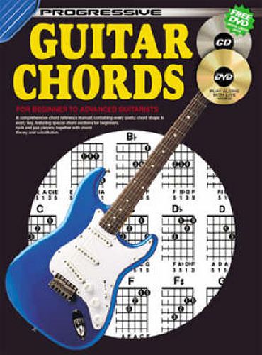 Cover image for Progressive Guitar Chords: For Beginner to Advanced Guitarists