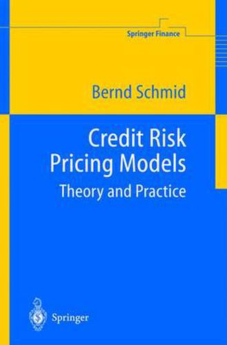 Cover image for Credit Risk Pricing Models: Theory and Practice