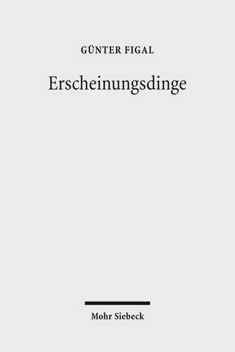 Cover image for Erscheinungsdinge: AEsthetik als Phanomenologie