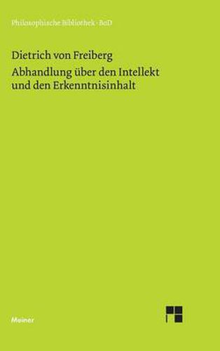 Cover image for Abhandlung uber den Intellekt und den Erkenntnisinhalt