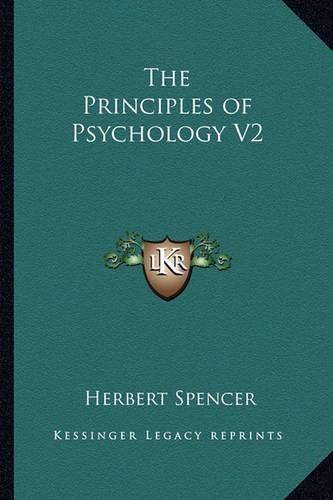 Cover image for The Principles of Psychology V2