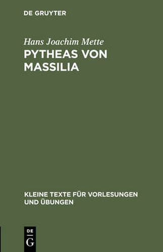 Cover image for Pytheas von Massilia