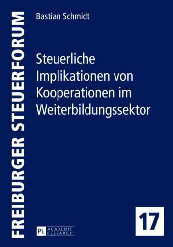 Cover image for Steuerliche Implikationen Von Kooperationen Im Weiterbildungssektor