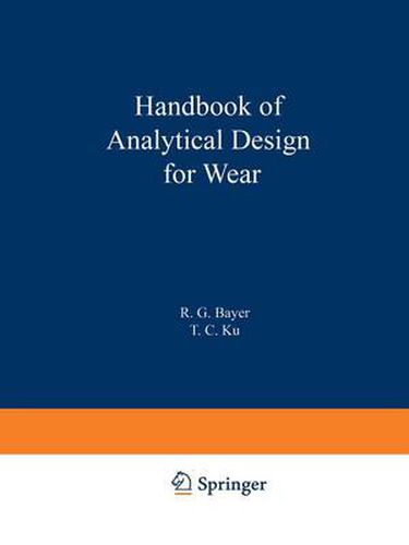 Cover image for Handbook of Analytical Design for Wear