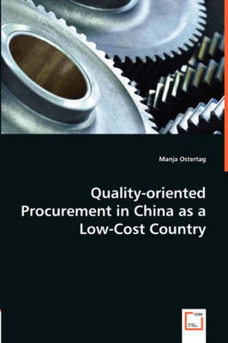 Cover image for Quality-oriented Procurement in China as a Low-Cost Country