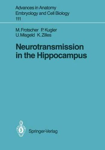 Cover image for Neurotransmission in the Hippocampus