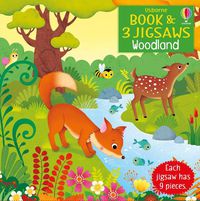 Cover image for Usborne Book and 3 Jigsaws: Woodland