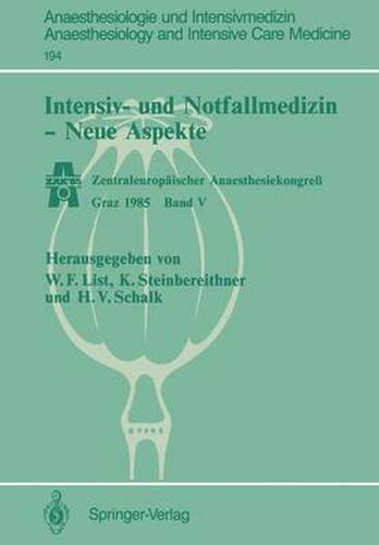 Cover image for Intensiv- und Notfallmedizin - Neue Aspekte