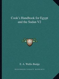 Cover image for Cook's Handbook for Egypt and the Sudan V2