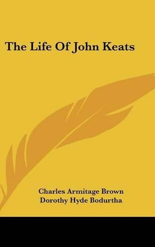 Cover image for The Life of John Keats