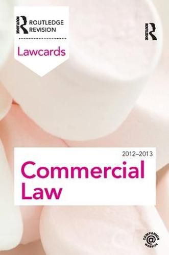 Cover image for Commercial Lawcards 2012-2013