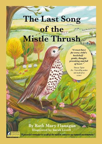 Cover image for The Last Song of the Mistle Thrush - A timeless and beautifully illustrated children's poem that lingers in the heart
