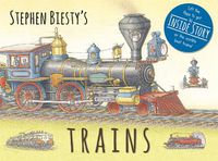 Cover image for Stephen Biesty's Trains: Cased Board Book with Flaps