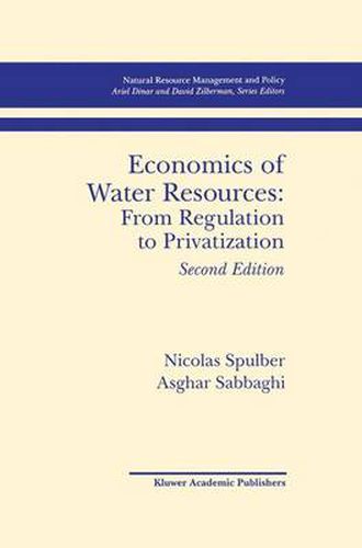 Cover image for Economics of Water Resources: From Regulation to Privatization