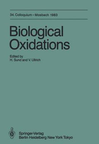 Cover image for Biological Oxidations: 34. Colloquium, 14.-16. April 1983