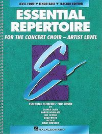 Cover image for Essential Repertoire for the Concert Choir