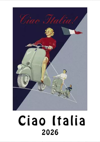 Cover image for 2026 Ciao Italia Medium Art Calendar 24x34cm (CM2609)
