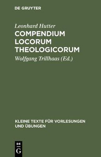 Cover image for Compendium Locorum Theologicorum