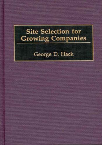 Cover image for Site Selection for Growing Companies