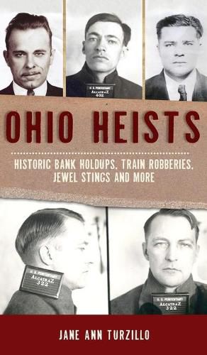Cover image for Ohio Heists: Historic Bank Holdups, Train Robberies, Jewel Stings and More