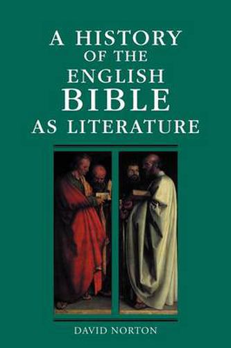 Cover image for A History of the English Bible as Literature