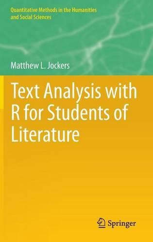 Cover image for Text Analysis with R for Students of Literature